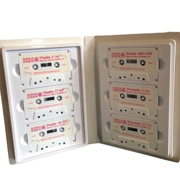 PTL Other - 1980s PTL Cassette Special Edition Psalms and Proverbs Book Tammy Faye